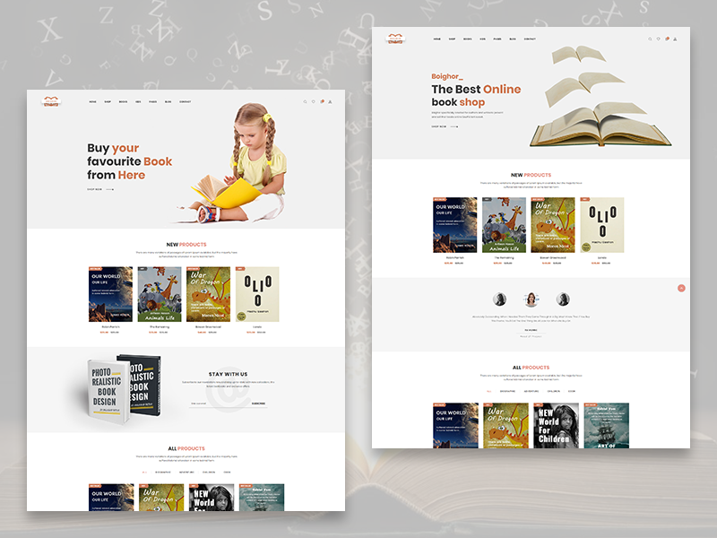 Boighor – Free Books Library eCommerce Store