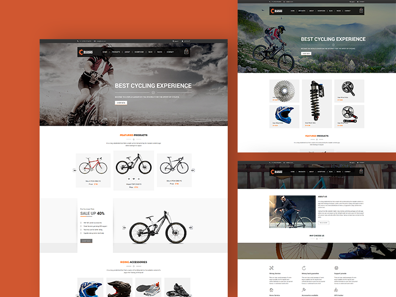 Rideo - Free eCommerce HTML Template