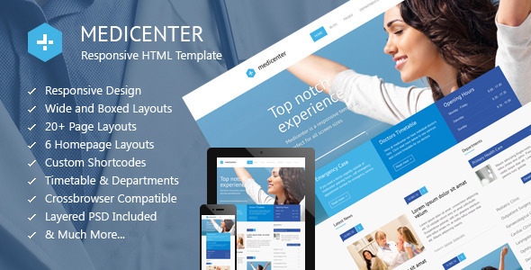 MediCenter - Health Medical Clinic Template