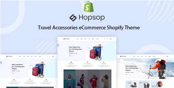 Hopsop – Travel Accessories eCommerce Shopify Theme