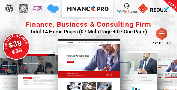 Finance Business & Consulting WordPress Theme
