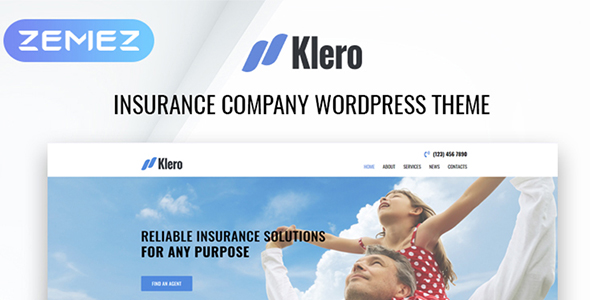 Insurance Services WordPress Theme
