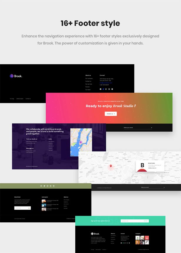 Brook - One of the bestselling HTML Template of 2019