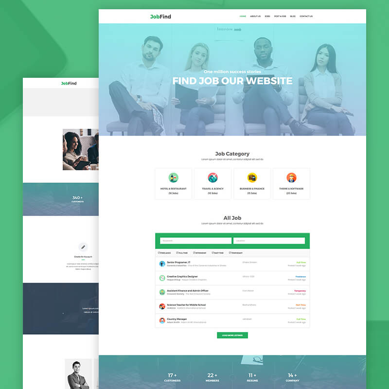 JobFind - Job Board WordPress Theme