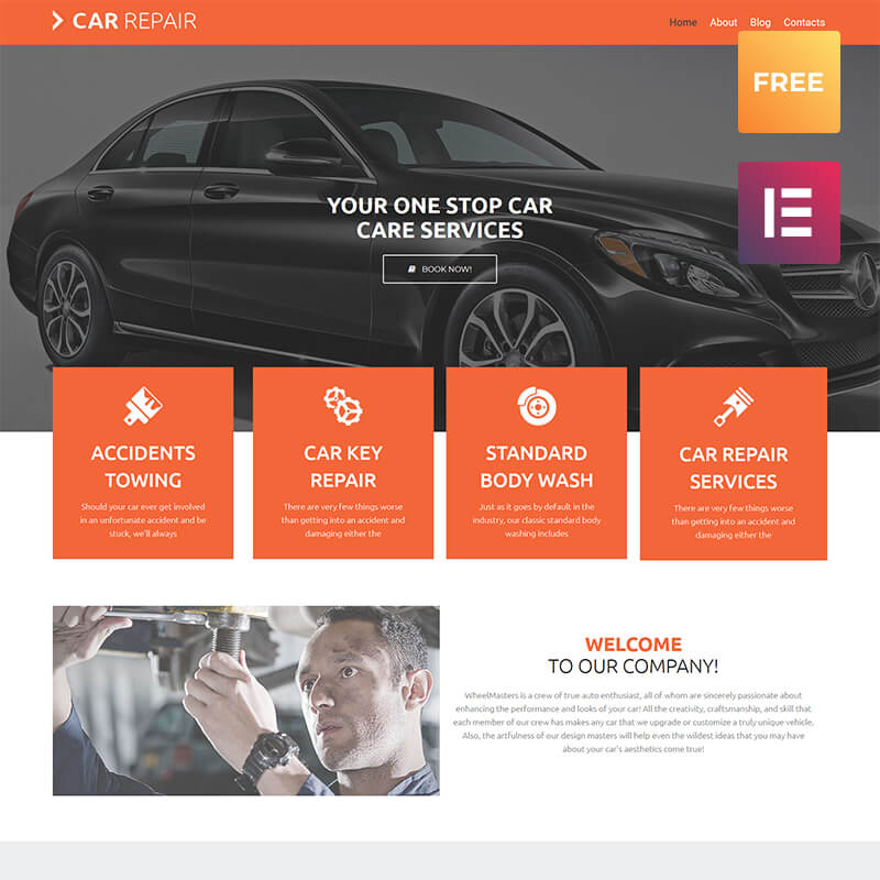 Car Repair lite WordPress Theme