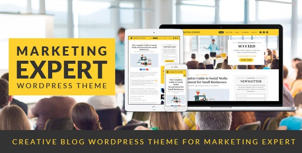 Expert - Blog WordPress Theme for Marketer